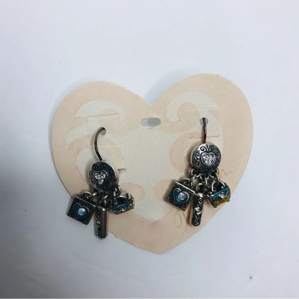BRIGHTON Silver Charm Earrings